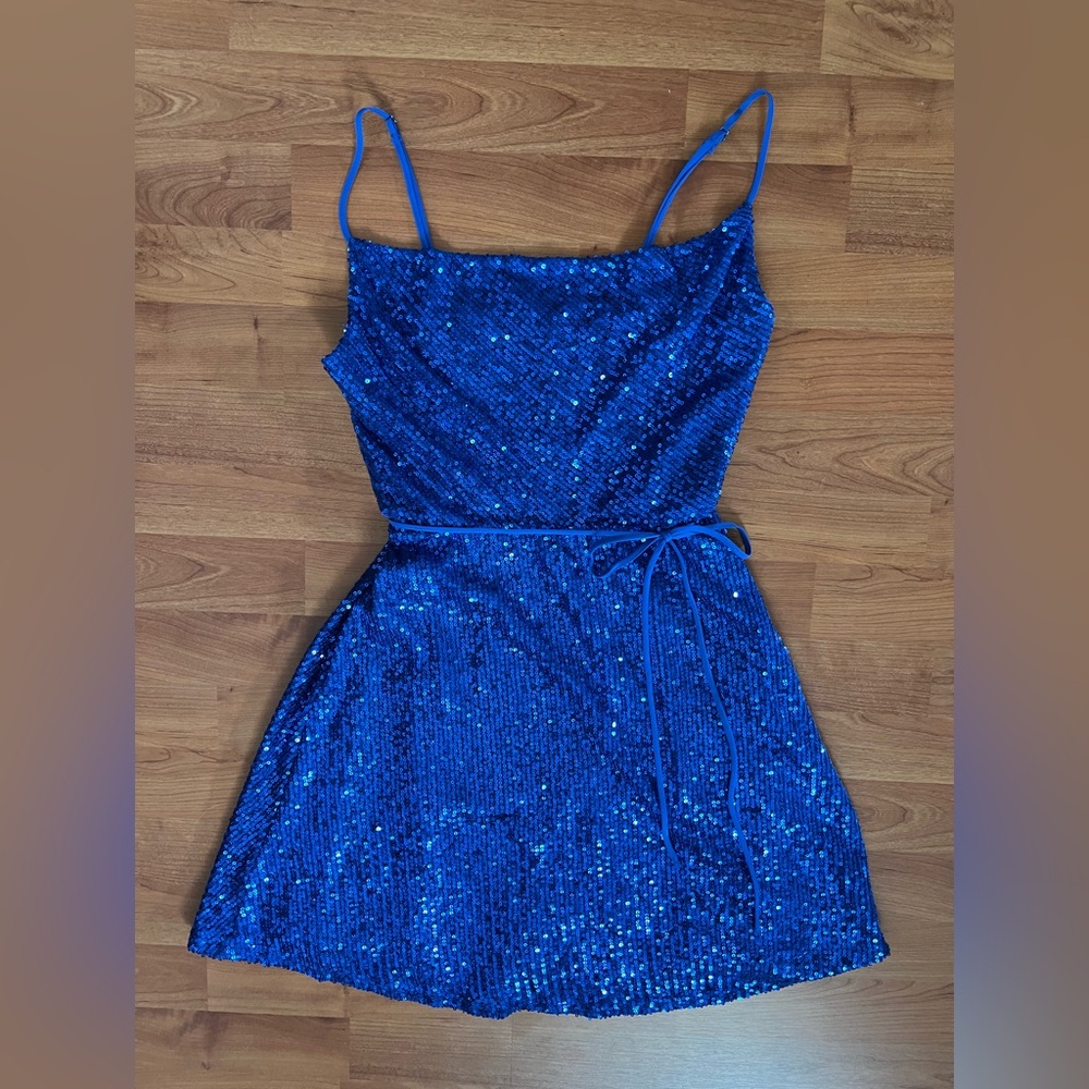 Aqua Vibrant Blue Dress